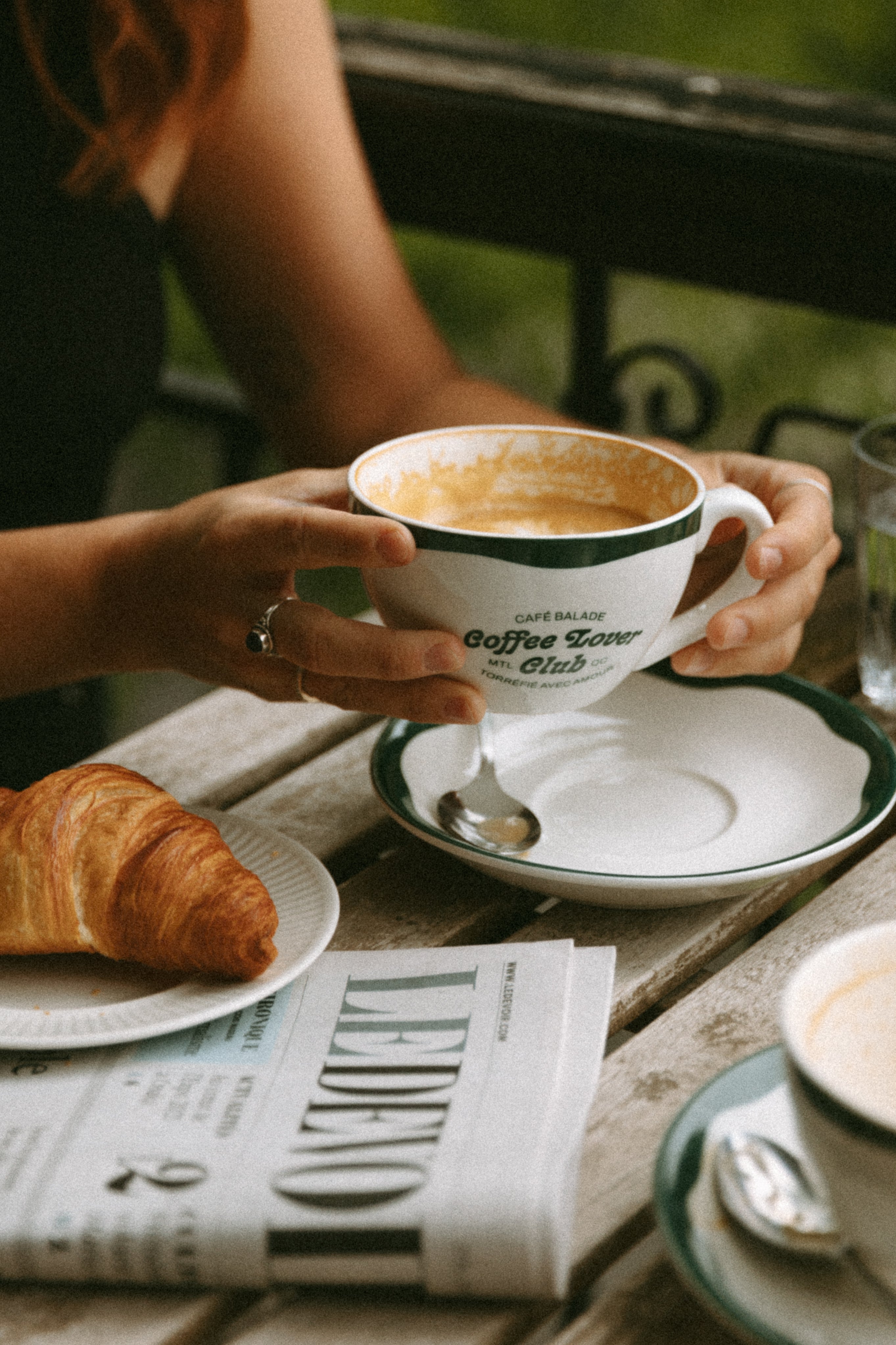 Tasse et assiette en céramique Coffee Lover Club