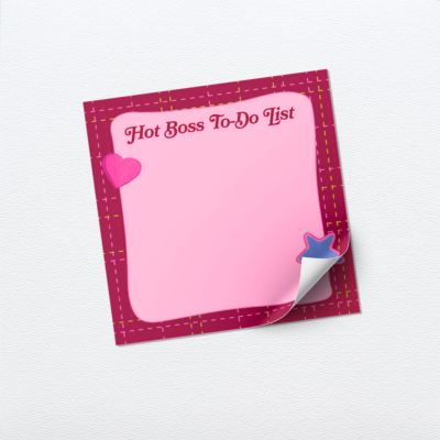Post-it Hot boss To-do list